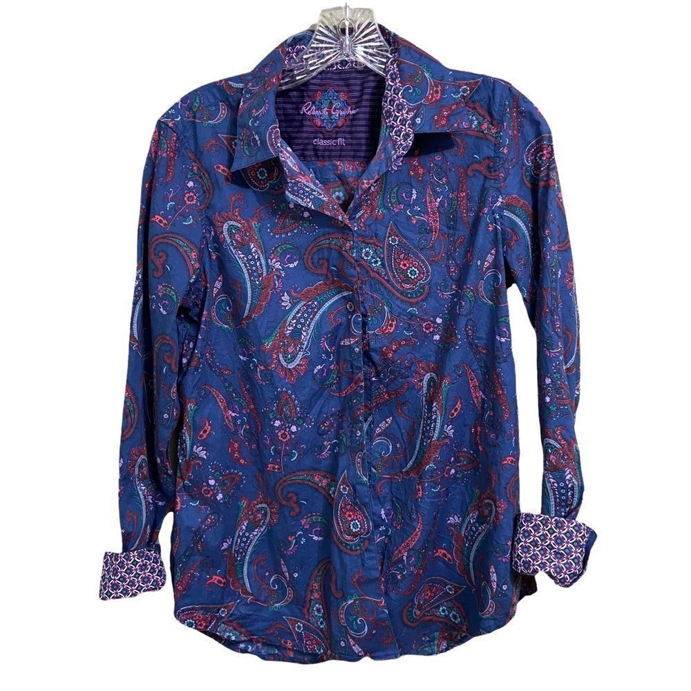 Robert Graham Sz Md Paisley Slim Fit